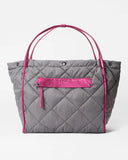 Quilted Madison Shopper, Ash-MZ Wallace