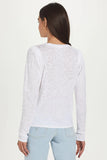 Puff Sleeve Top, White-Goldie