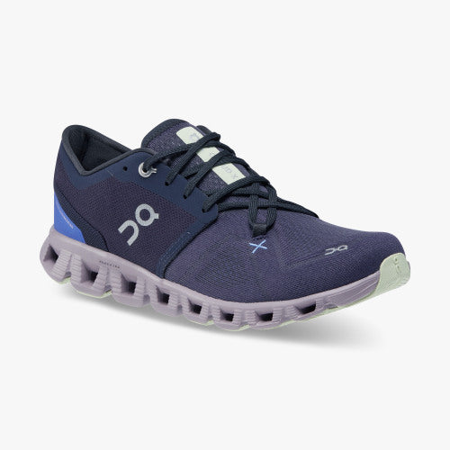 ON Cloud X 3, Midnight/ |Heron-On Shoes