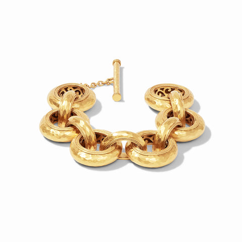 Cannes Link Bracelet, Gold-Julie Vos