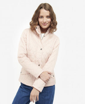 Barbour Flyweight Cavalry Quilted Jacket, Rose Dust-Barbour