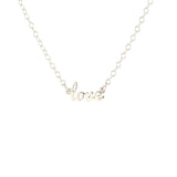 Sterling Word & Mantra Necklace, Love-Kris Nations