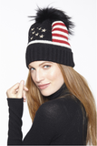 Stars & Stripes Hat-Black-Linda Richards