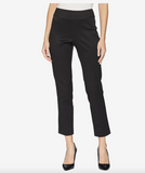 Krazy Larry Pull-On Pique Ankle Pants - Black-Krazy Larry