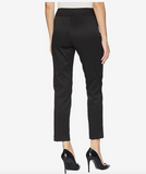 Krazy Larry Pull-On Pique Ankle Pants - Black-Krazy Larry