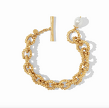 Marbella Link Bracelet, Gold-Julie Vos
