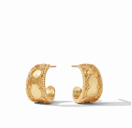 JV Trieste Hoop Earring, Gold-Julie Vos