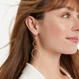 JV Simone 3-in-1 Earring, Gold-Julie Vos
