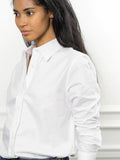 TS Boyfriend Shirt, White-The Shirt - Rochelle Behrens
