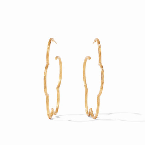Julie Vos Gardenia Hoop Earring-Julie Vos