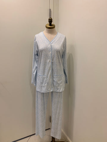 Pajama Set Leopard Blue-P.Jamas