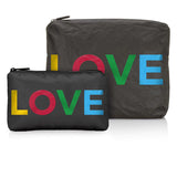 Set of Two - Organizational Packs - Black with Rainbow "LOVE"-Hi Love